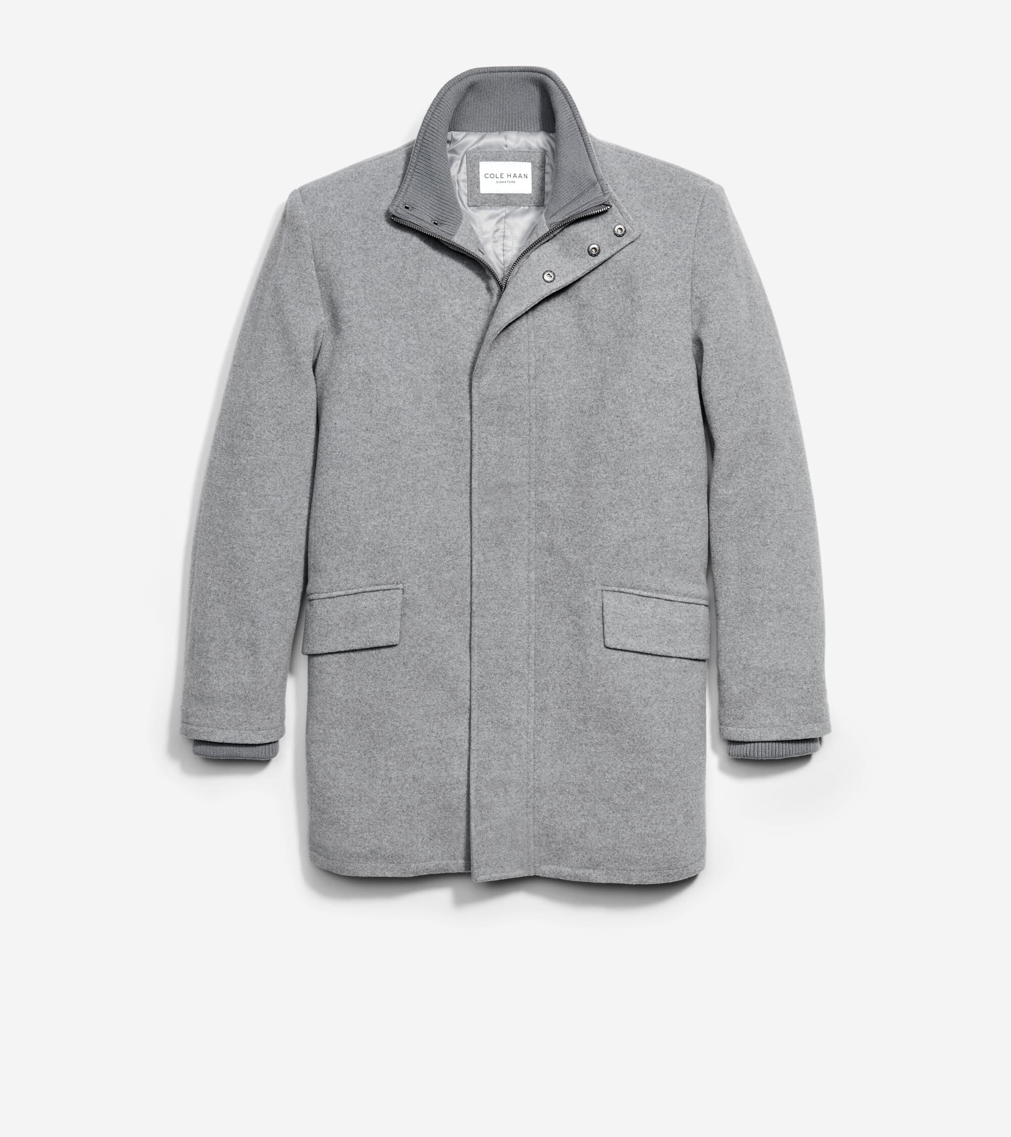 Men's Stand Collar Car Coat - Image 2