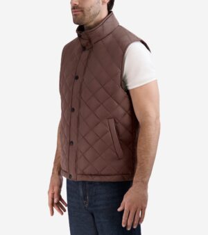 Men's Diamond-Quilted Vest