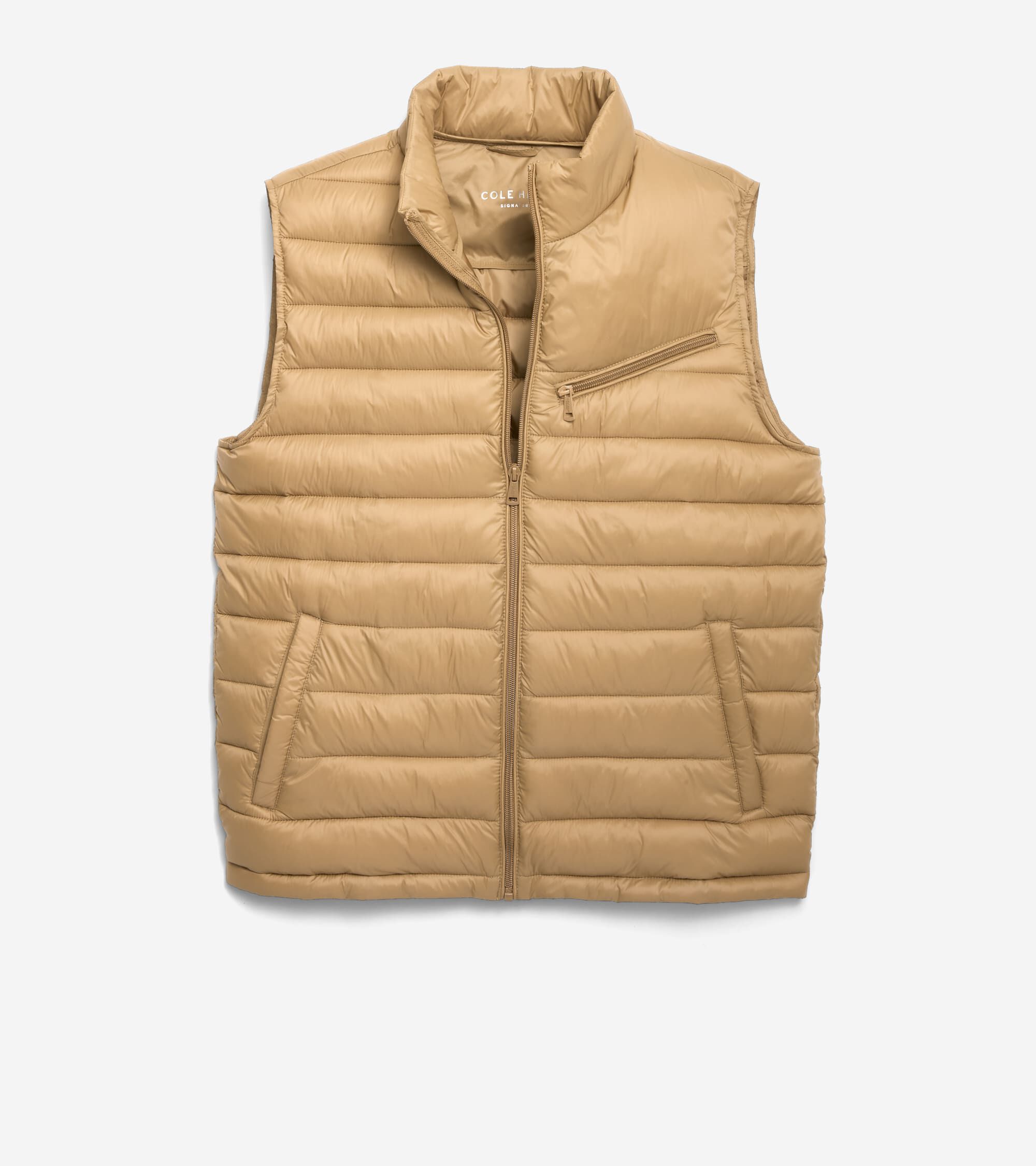 Men's Zip Front Quilted Vest - Image 2