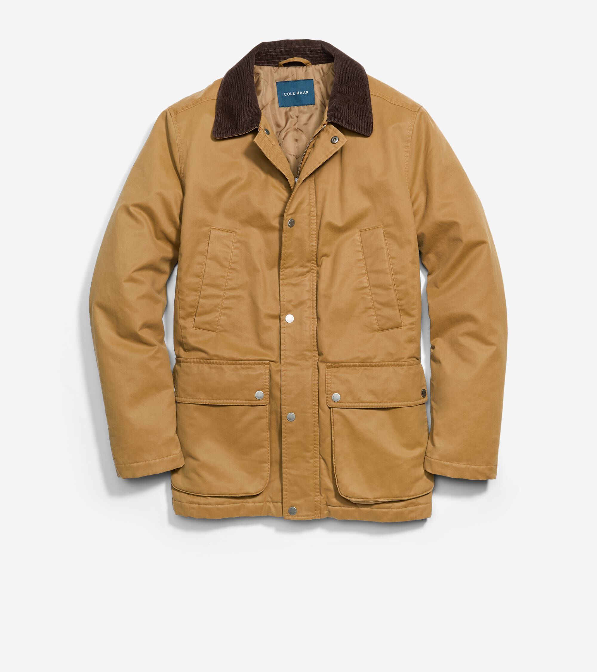 Men's Coated Cotton Rain Jacket - Image 3