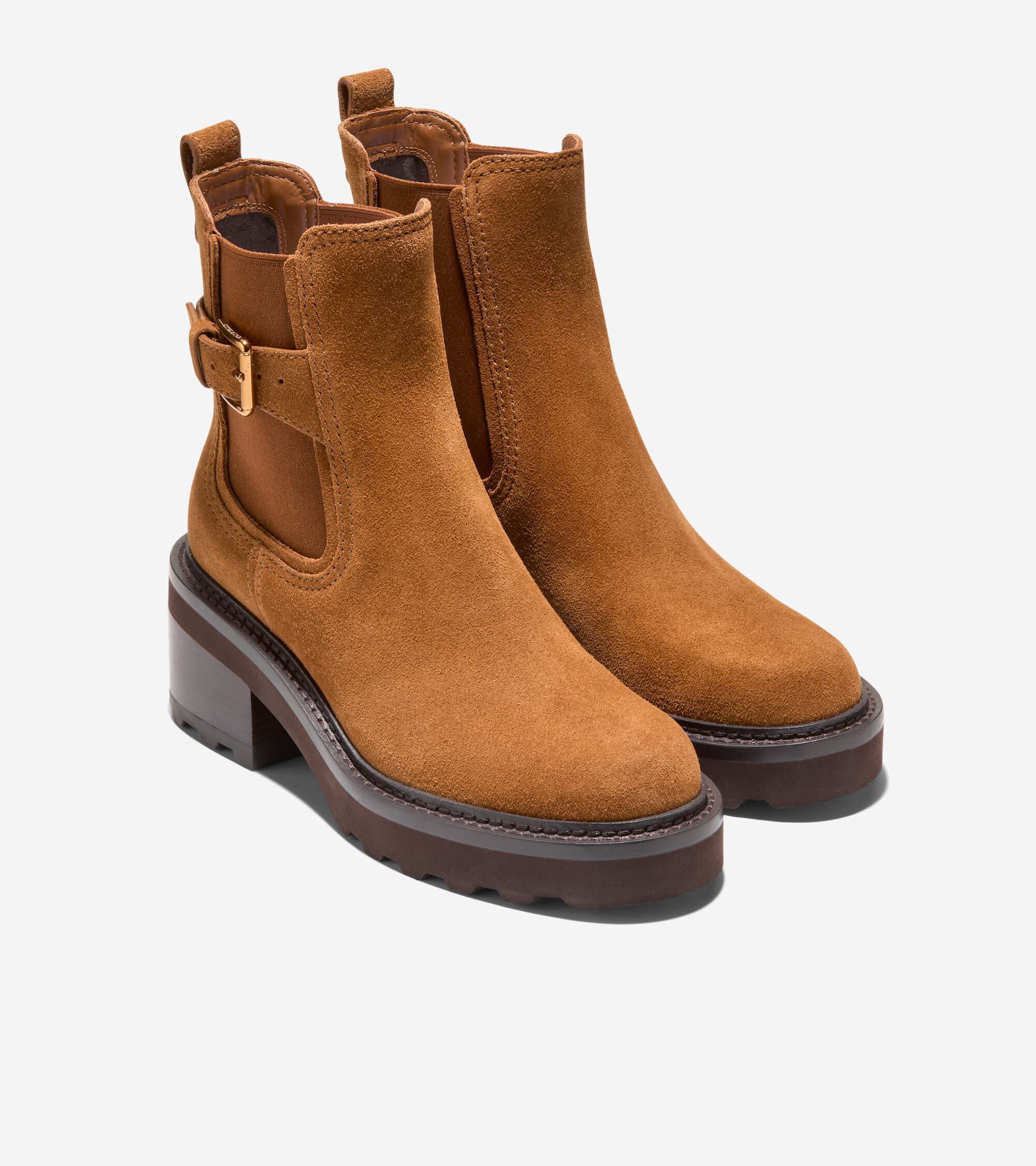 Women's Shibley Waterproof Lug Buckle Booties - Image 5
