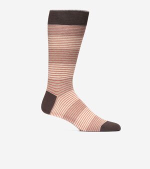 Men's Multi Stripe Dress Crew Socks