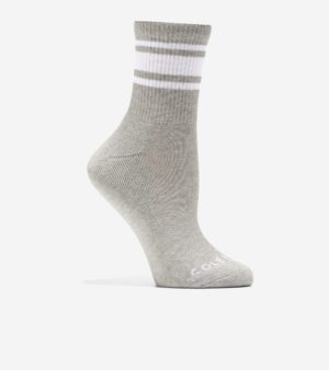Women's Ribbed Mid Crew Socks
