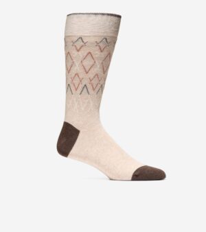 Men's Geo Dress Crew Socks