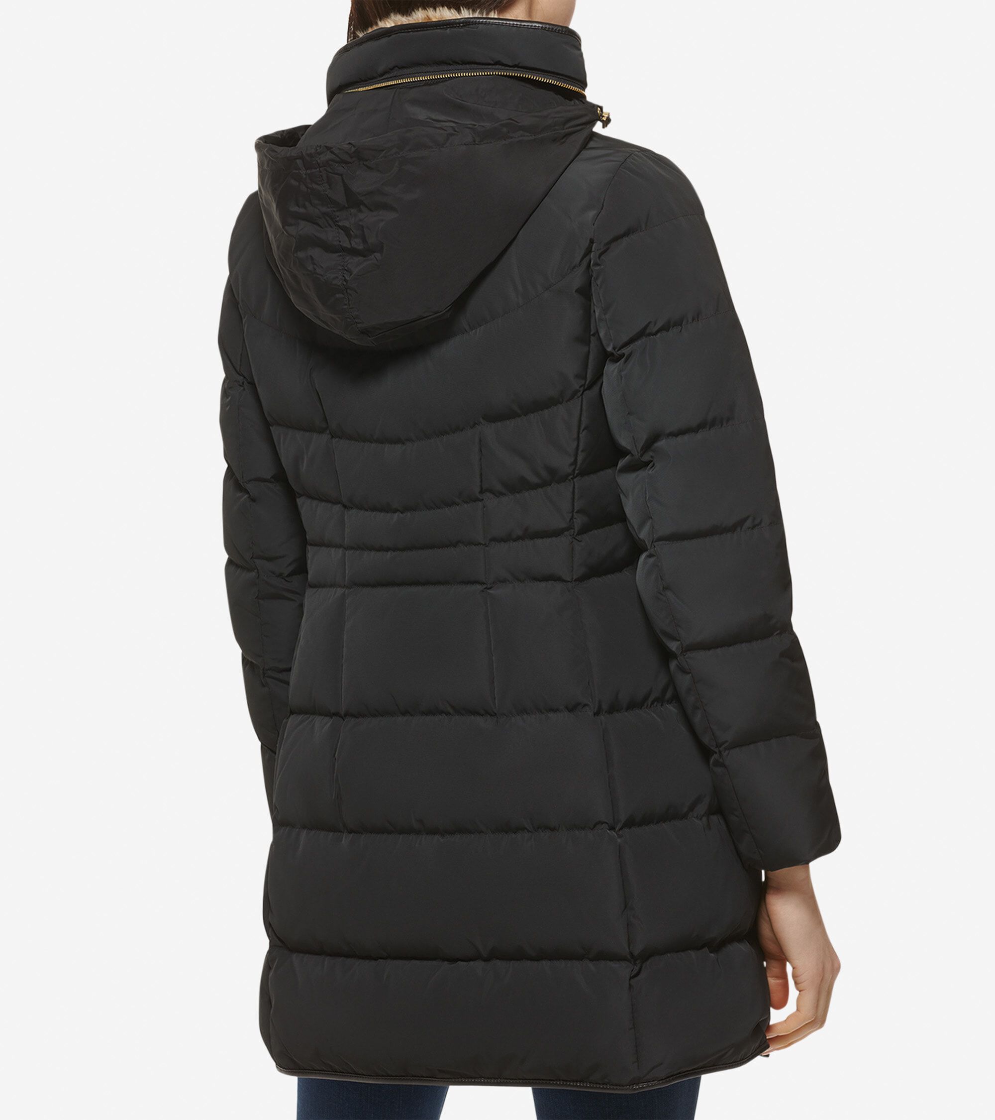 Women's Hidden-Hood Puffer Coat - Image 2