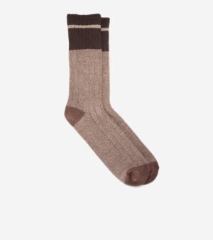Men's Ribbed Casual Crew Socks