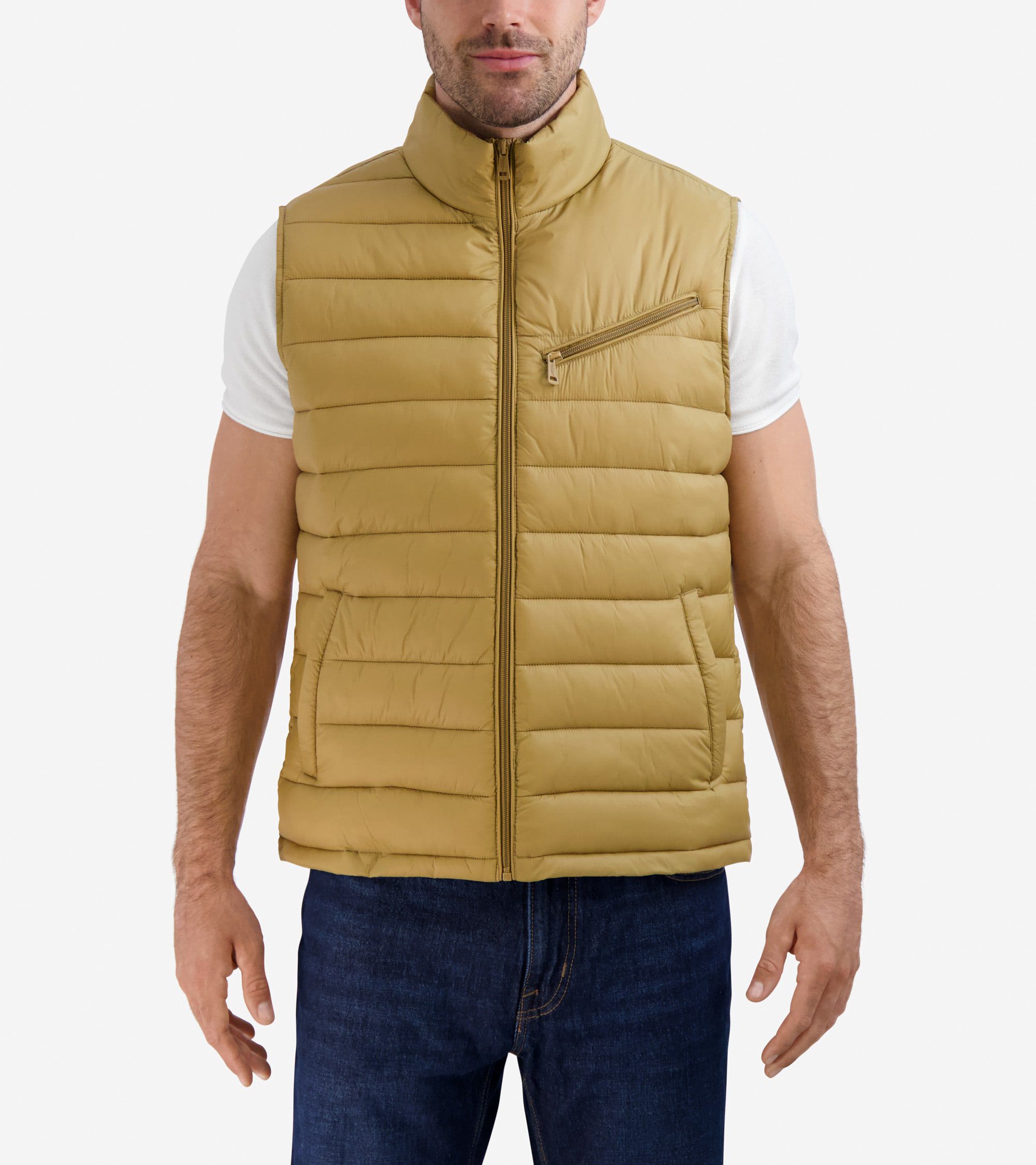 Men's Zip Front Quilted Vest