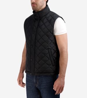 Men's Diamond-Quilted Vest