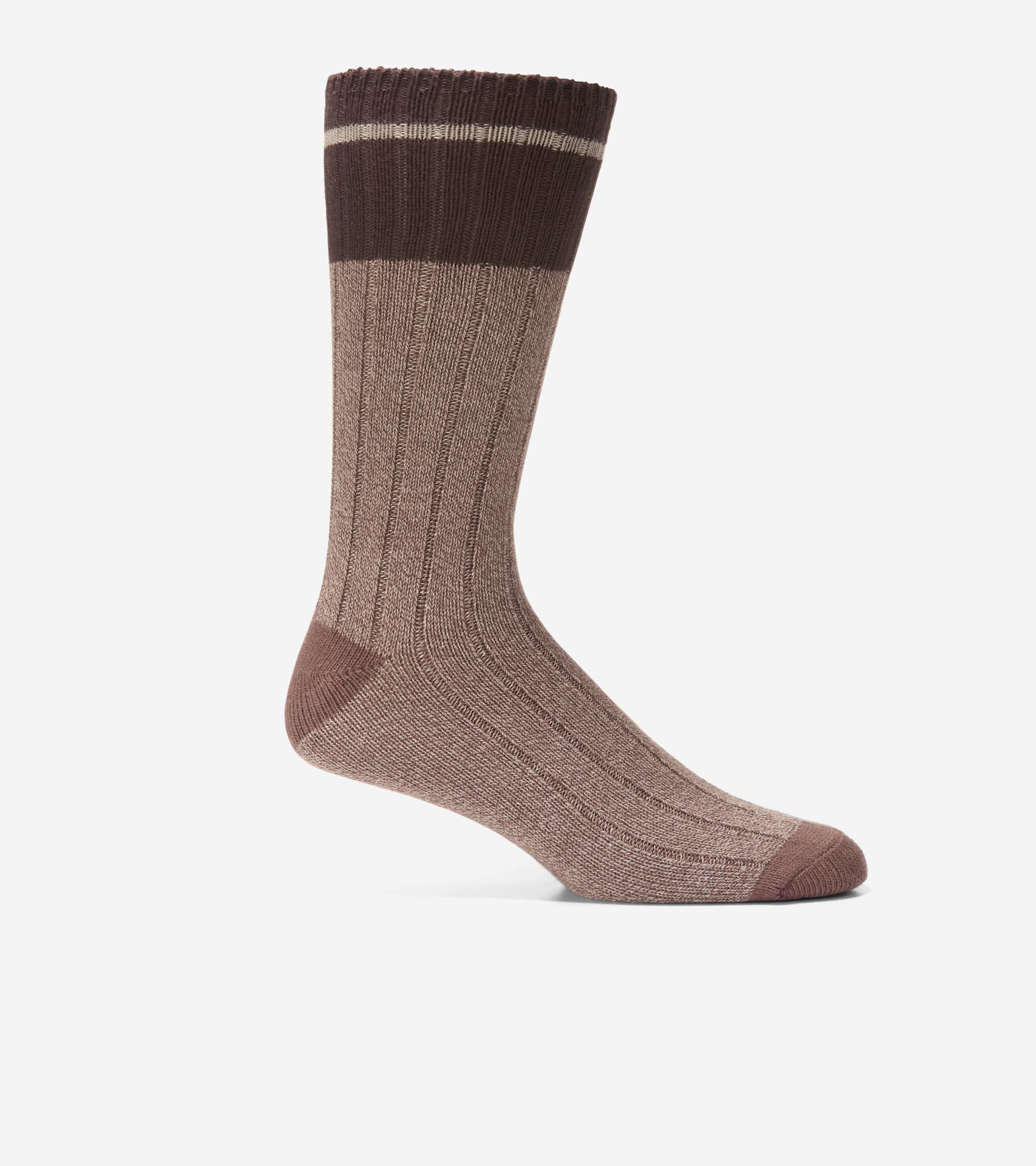 Men's Ribbed Casual Crew Socks - Image 2