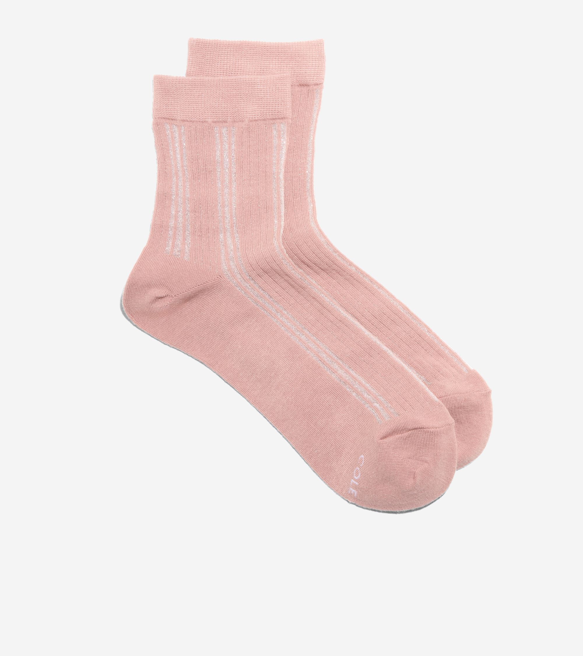 Women's Lurex Anklet Socks - Image 2
