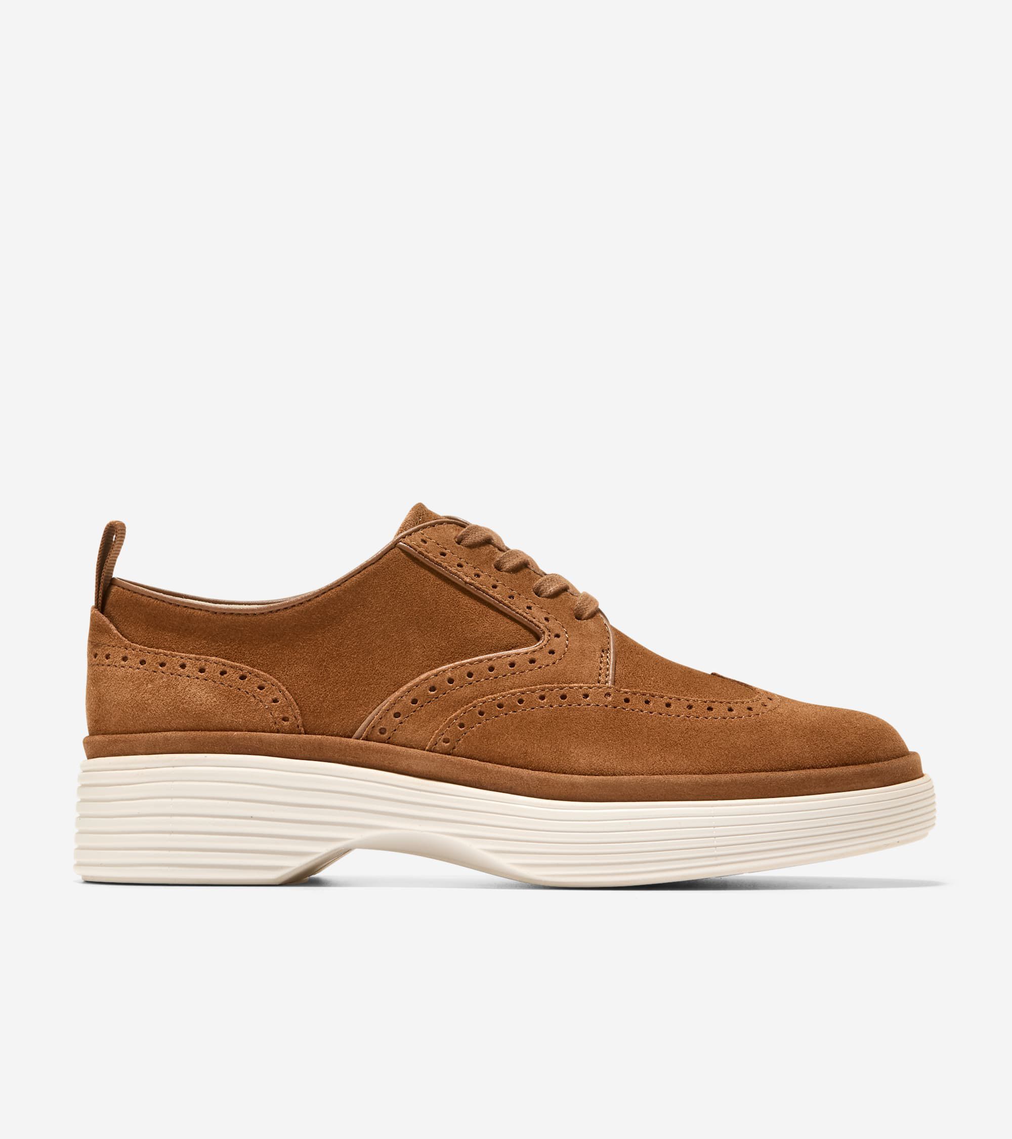 Women's ØriginalGrand City Platform Wingtip Oxfords