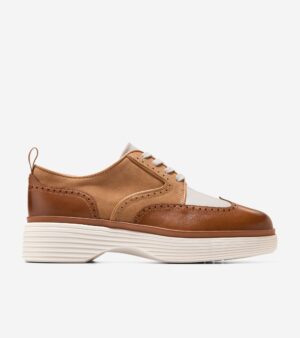 Women's &Oslash;riginalGrand City Platform Wingtip Oxfords