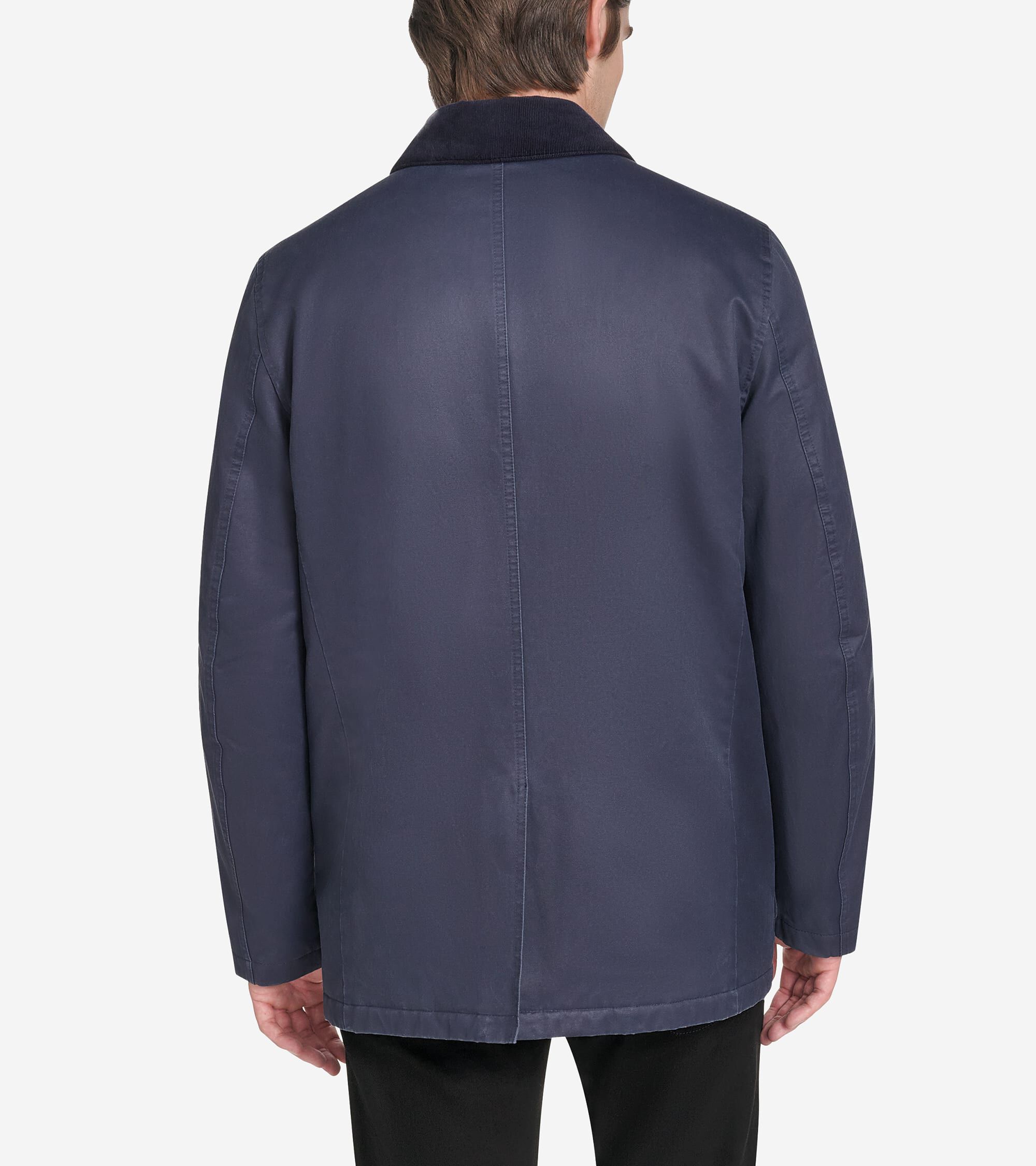Men's Coated Cotton Rain Jacket - Image 2