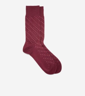 Men's Color Block Dress Crew Socks