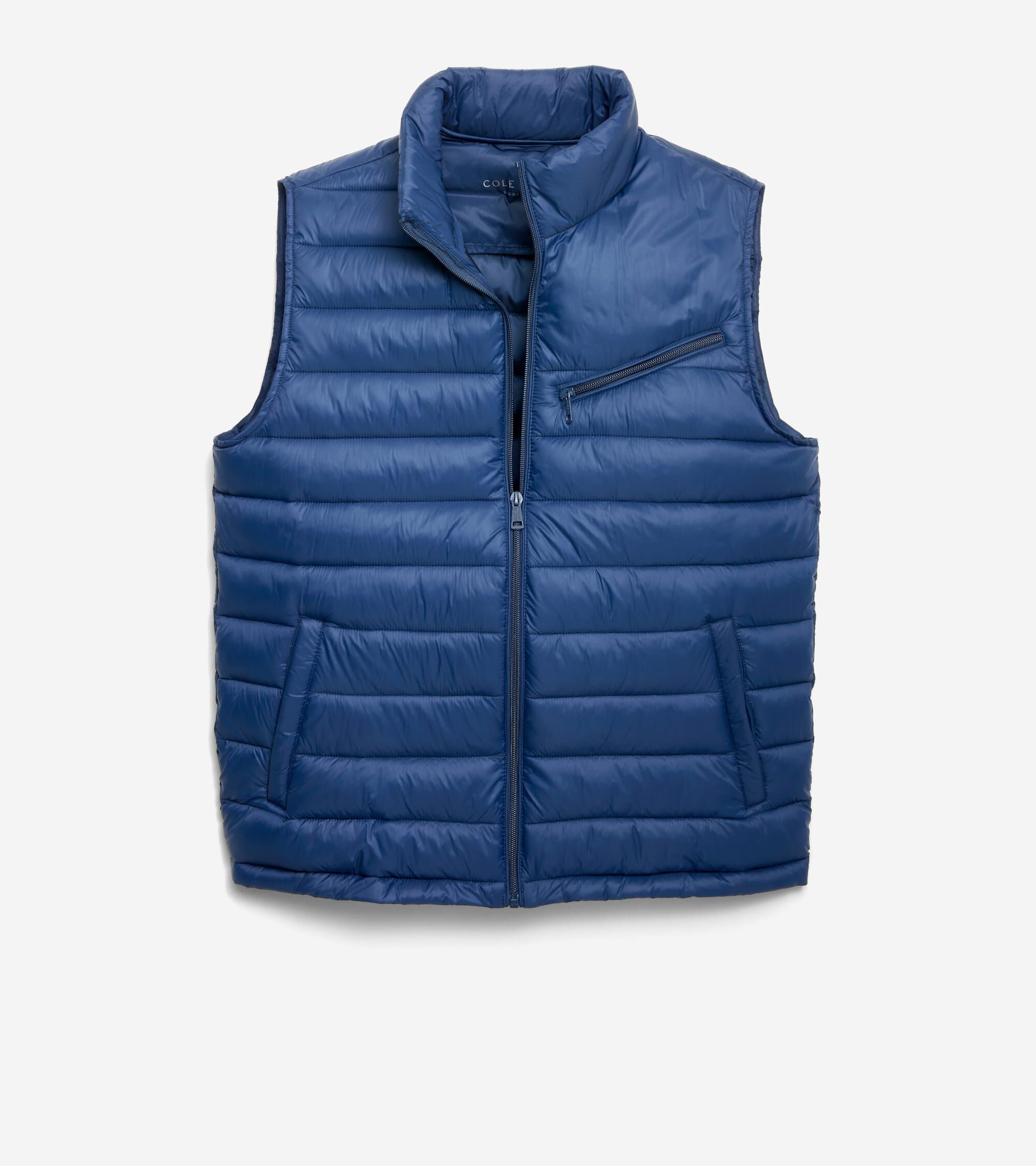 Men's Zip Front Quilted Vest - Image 2