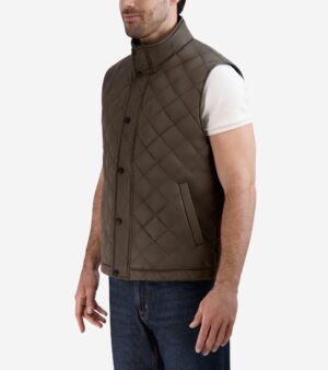 Men's Diamond-Quilted Vest