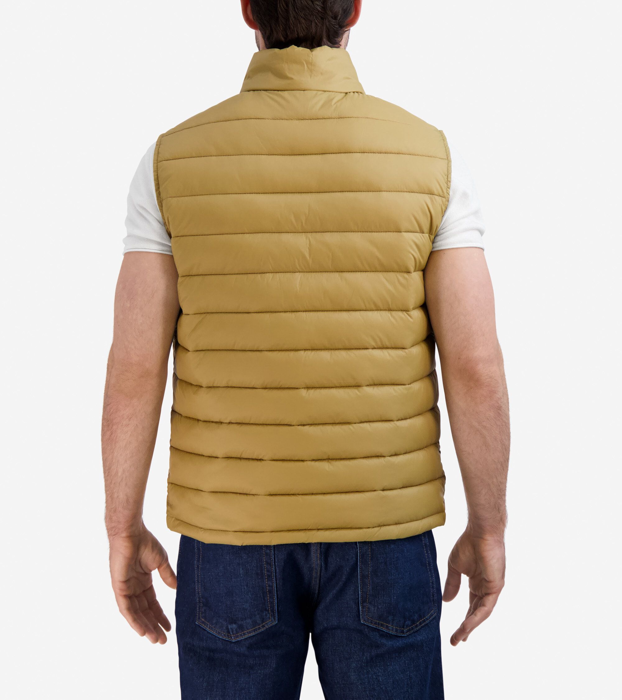Men's Zip Front Quilted Vest - Image 3