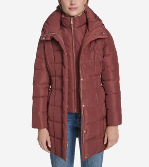 Women's 32" Signature Hooded Taffeta Down Coat