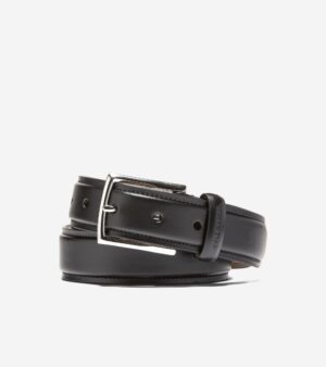 Men's Burnished Leather Belt With Lace Tip