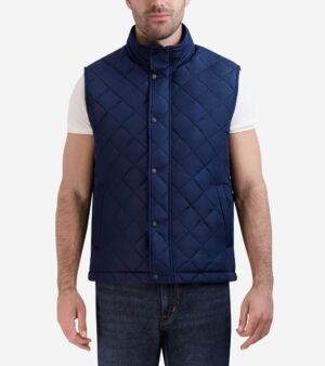 Men's Diamond-Quilted Vest