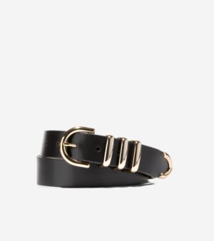 Beveled Edge Modern 3PC Belt Set