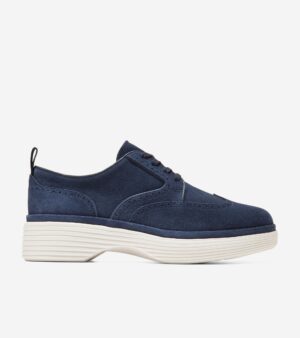 Women's &Oslash;riginalGrand City Platform Wingtip Oxfords